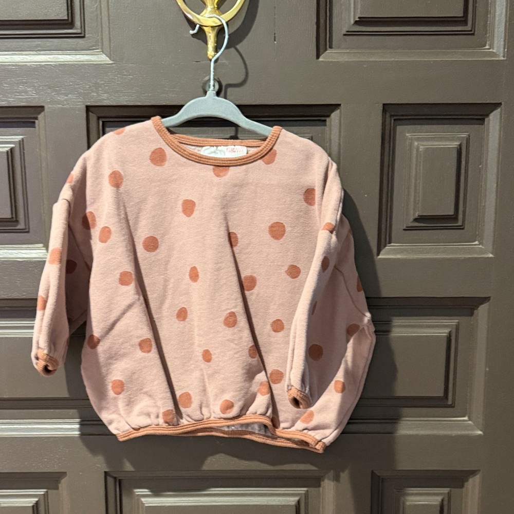 Zara Brown Knit Top